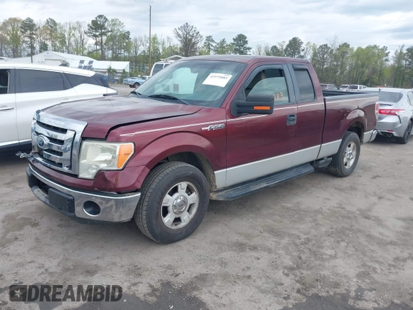 2009 Ford F-150 STX with VIN 1FTRX12879FA06318, listed as a IAAI auction lot 41975883 with 225,215 mi miles. Bid and sale history available at carsss.com. Image 2.