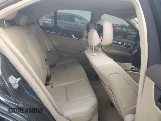 2012 Mercedes-Benz C with VIN WDDGF4HB5CR202574, listed as a Copart auction lot 54682525 with 95,049 mi miles and Salvage Title. Bid and sale history available at carsss.com. Image 10.