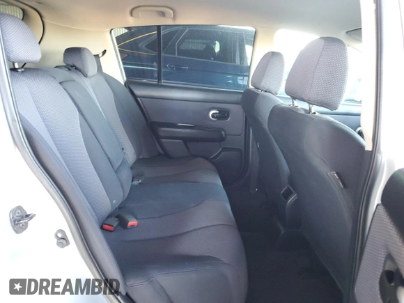 2008 Nissan Versa 1.8 S with VIN 3N1BC13E28L372714, listed as a Copart auction lot 44194925 with 93,110 mi miles and Salvage Title. Bid and sale history available at carsss.com. Image 10.