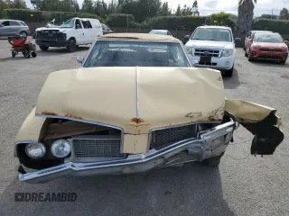 1970 Oldsmobile Cutlass with VIN 342570Z127532, listed as a Copart auction lot 49906135 with 34,224 mi miles and Salvage Title. Bid and sale history available at DreamBid. Image 5.