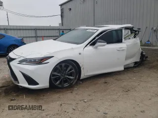 2021 Lexus ES with VIN 58AGZ1B18MU102472, listed as a Copart auction lot 44370455 with 86,380 mi miles and Non Repairable. Bid and sale history available at carsss.com. Image 1.