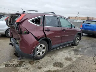2014 Honda CR-V LX with VIN 5J6RM4H35EL111192, listed as a Copart auction lot 51778875 with 107,686 mi miles and Salvage Title. Bid and sale history available at carsss.com. Image 3.