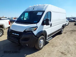 2023 Ram ProMaster Cargo with VIN 3C6MRVJG6PE512967, listed as a IAAI auction lot 41728126 with 102,133 mi miles and . Bid and sale history available at DreamBid. Image 2.