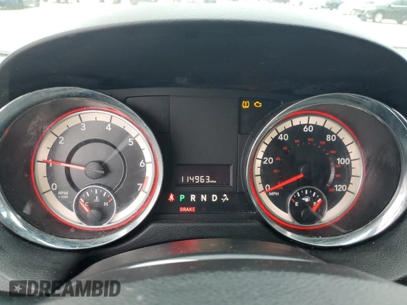2016 Dodge Grand Caravan SXT with VIN 2C4RDGCG2GR177422, listed as a Copart auction lot 45309355 with 114,963 mi miles and Salvage Title. Bid and sale history available at DreamBid. Image 9.