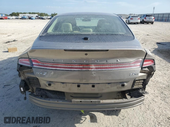2015 Lincoln MKZ Hybrid with VIN 3LN6L2LU0FR621254, listed as a Copart auction lot 55275185 with 104,021 mi miles and Salvage Title. Bid and sale history available at DreamBid. Image 6.