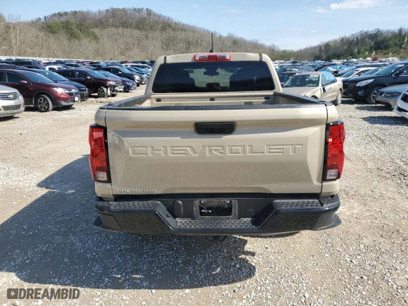 2023 Chevrolet Colorado 2WD Work Truck with VIN 1GCGSBEC7P1176037, listed as a Copart auction lot 51217165 with 16,555 mi miles and Clean Title. Bid and sale history available at carsss.com. Image 6.