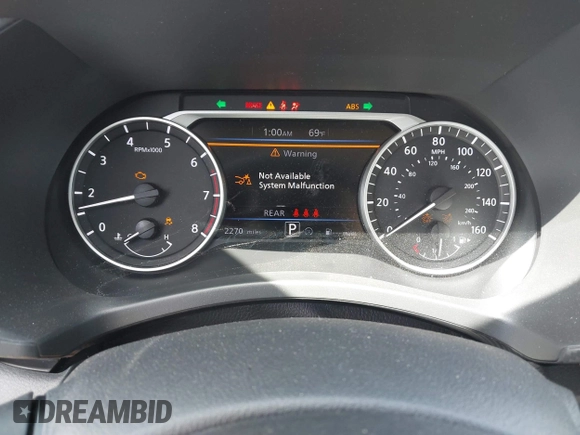 2024 Nissan Sentra SV with VIN 3N1AB8CV3RY348143, listed as a IAAI auction lot 41860747 with 2,270 mi miles and . Bid and sale history available at DreamBid. Image 7.