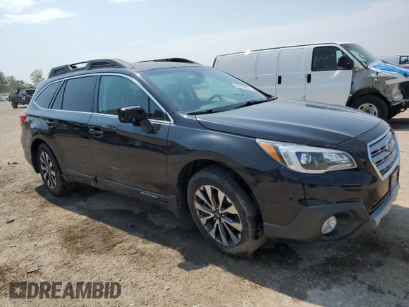 2017 Subaru Outback Limited with VIN 4S4BSENC4H3314324, listed as a Copart auction lot 59733205 with 105,518 mi miles and Clean title. Bid and sale history available at DreamBid. Image 4.