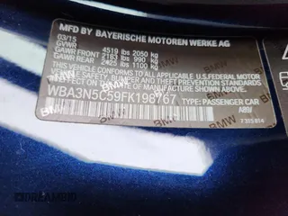 2015 BMW 4 Series 428i xDrive with VIN WBA3N5C59FK198767, listed as a Copart auction lot 64498675 with 99,271 mi miles and Clean title. Bid and sale history available at DreamBid. Image 12.