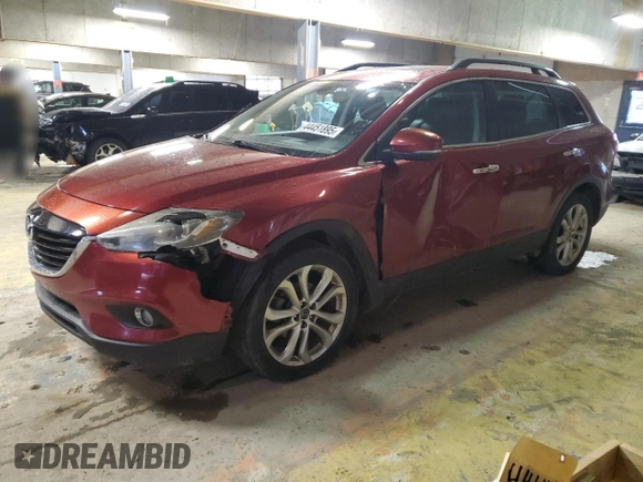 2013 Mazda CX-9 Grand Touring with VIN JM3TB3DA5D0412343, listed as a Copart auction lot 44451895 with 170,073 mi miles and Salvage Title. Bid and sale history available at carsss.com. Image 1.