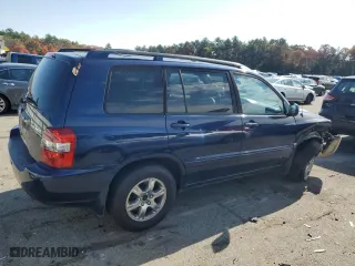 2005 Toyota Highlander with VIN JTEHD21A450037355, listed as a Copart auction lot 74031354 with 81,256 mi miles and Salvage Title. Bid and sale history available at carsss.com. Image 3.