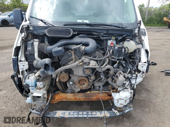 2015 Ford Transit Cargo with VIN 1FTNR2CM2FKB24077, listed as a Copart auction lot 57963285 with 239,419 mi miles and Salvage title. Bid and sale history available at DreamBid. Image 11.