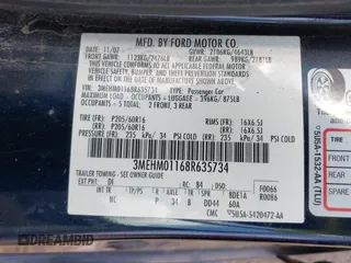 2008 Mercury Milan with VIN 3MEHM01168R635734, listed as a IAAI auction lot 42556769 with 81,785 mi miles and . Bid and sale history available at DreamBid. Image 9.