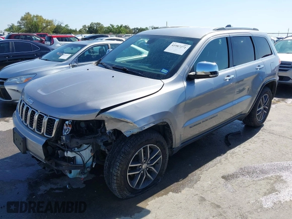 2018 Jeep Grand Cherokee Limited z VIN 1C4RJEBG5JC514356, wystawiony jako IAAI lot #41987271 z przebiegiem 110 521 mil mil oraz . Historia ofert i sprzedaży dostępna na DreamBid. Obrazek 2.