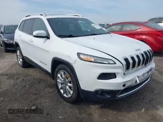2014 Jeep Cherokee Limited with VIN 1C4PJLDS4EW223638, listed as a IAAI auction lot 41783718 with 128,584 mi miles. Bid and sale history available at carsss.com. Image 1.