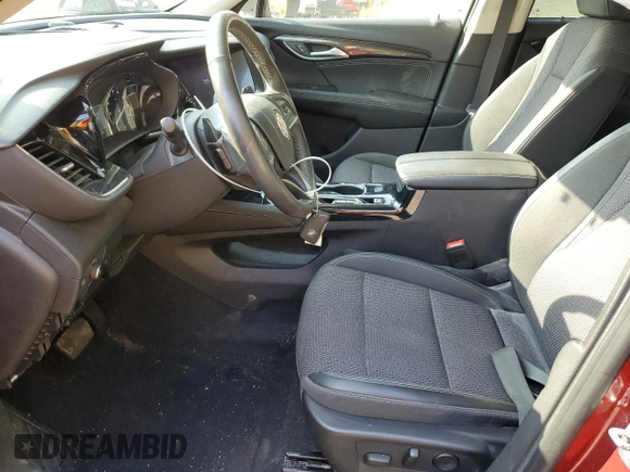 2021 Buick Envision Preferred with VIN LRBFZMR46MD109752, listed as a Copart auction lot 69614944 with 23,800 mi miles and Salvage Title. Bid and sale history available at DreamBid. Image 7.