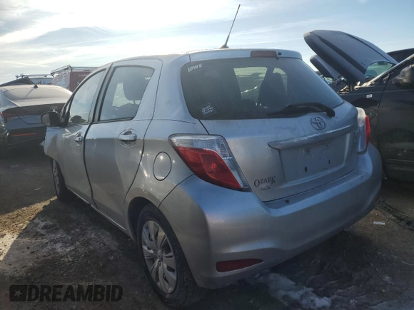 2012 Toyota Yaris L with VIN JTDKTUD30CD527660, listed as a Copart auction lot 42512405 with Not Provided miles and Salvage Title. Bid and sale history available at DreamBid. Image 2.