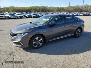 2020 Honda Civic LX z VIN 2HGFC2F63LH520722, wystawiony jako Copart lot #52433045 z przebiegiem 91 611 mil mil oraz Szkoda całkowita • Salvage title. Historia ofert i sprzedaży dostępna na DreamBid. Obrazek 1.