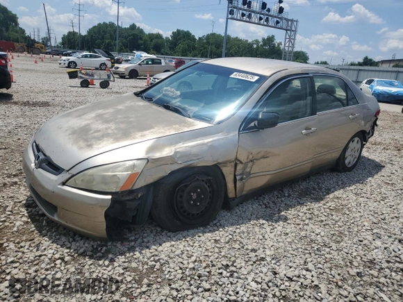 2003 Honda Accord LX with VIN 1HGCM56343A127981, listed as a Copart auction lot 63440625 with 223,060 mi miles and Salvage title. Bid and sale history available at DreamBid. Image 1.