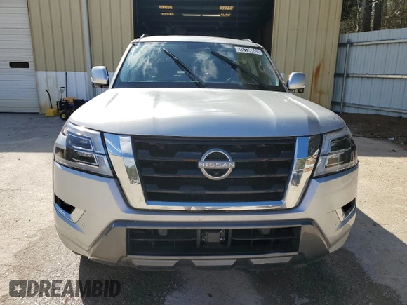 2023 Nissan Armada SL with VIN JN8AY2BD6P9692767, listed as a Copart auction lot 48138685 with 51,604 mi miles and Salvage Title. Bid and sale history available at carsss.com. Image 5.