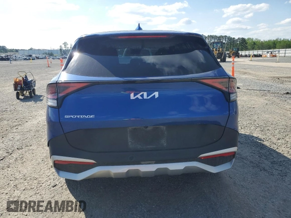 2023 Kia Sportage EX with VIN 5XYK33AF8PG083864, listed as a Copart auction lot 52021525 with 50,155 mi miles and Salvage Title. Bid and sale history available at carsss.com. Image 6.