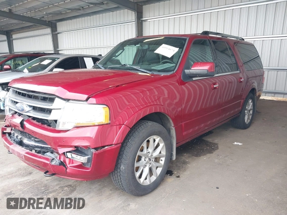 2015 Ford Expedition Max Limited with VIN 1FMJK2AT7FEF22196, listed as a IAAI auction lot 40914674 with 173,295 mi miles and . Bid and sale history available at DreamBid. Image 2.