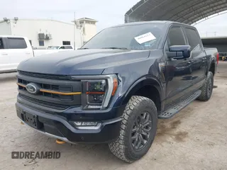 2023 Ford F-150 XL with VIN 1FTEW1E87PFB33760, listed as a IAAI auction lot 40964113 with 18,968 mi miles. Bid and sale history available at carsss.com. Image 17.