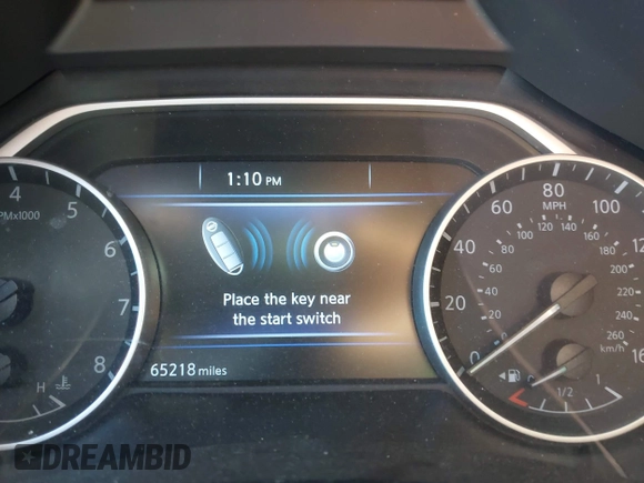 2022 Nissan Murano S with VIN 5N1AZ2AJ1NC121778, listed as a IAAI auction lot 41986383 with 65,218 mi miles and . Bid and sale history available at DreamBid. Image 7.