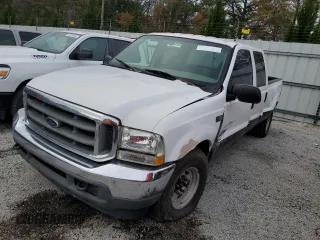 2002 Ford Super Duty F-250 XL with VIN 1FTNW20F02EA79793, listed as a Copart auction lot 84667074 with Not Provided miles and Salvage Title. Bid and sale history available at carsss.com. Image 1.