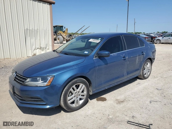 2017 Volkswagen Jetta 1.4T S with VIN 3VW167AJ1HM207005, listed as a Copart auction lot 51969385 with 115,074 mi miles and Salvage Title. Bid and sale history available at carsss.com. Image 1.