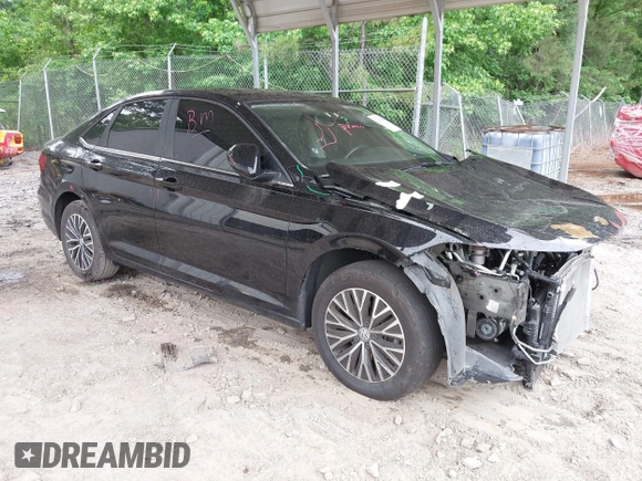 2019 Volkswagen Jetta S with VIN 3VWC57BU7KM268290, listed as a IAAI auction lot 42350609 with 47,652 mi miles and . Bid and sale history available at DreamBid. Image 1.