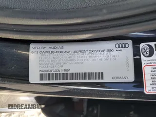 2013 Audi A6 2.0T Premium Plus with VIN WAUDFAFC2DN147594, listed as a Copart auction lot 42752995 with 108,876 mi miles and Salvage Title. Bid and sale history available at carsss.com. Image 14.