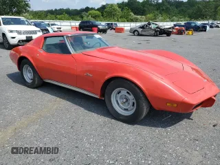 1975 Chevrolet Corvette with VIN 1Z37J5S433144, listed as a Copart auction lot 67254065 with 57,154 mi miles and Clean title. Bid and sale history available at DreamBid. Image 4.