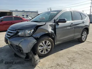2014 Honda CR-V EX-L with VIN 2HKRM3H74EH555204, listed as a Copart auction lot 45809815 with 75,424 mi miles and Salvage Title. Bid and sale history available at carsss.com. Image 1.