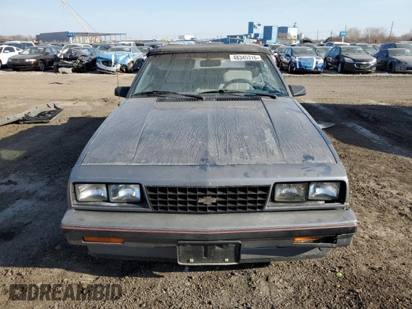 1987 Chevrolet Cavalier with VIN 1G1JE31W5H7194966, listed as a Copart auction lot 48345315 with 111,052 mi miles and Salvage Title. Bid and sale history available at DreamBid. Image 5.