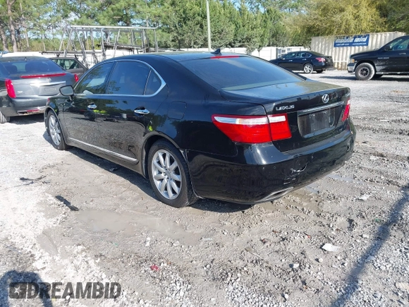 2007 Lexus LS 460 L with VIN JTHGL46F875002423, listed as a IAAI auction lot 41936798 with 116,336 mi miles and . Bid and sale history available at DreamBid. Image 3.