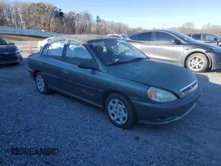 2002 Kia Rio with VIN KNADC123226128937, listed as a Copart auction lot 89225035 with 218,436 mi miles and Non Repairable. Bid and sale history available at carsss.com. Image 4.