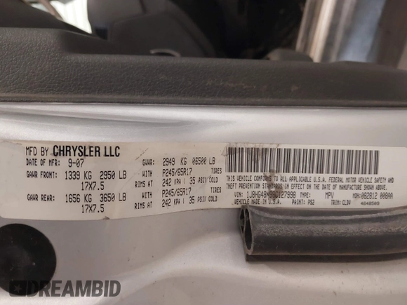2008 Jeep Commander Sport with VIN 1J8HG48N98C127998, listed as a IAAI auction lot 41616502 with 186,249 mi miles and . Bid and sale history available at DreamBid. Image 9.