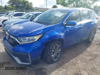 2021 Honda CR-V EX z VIN 7FARW1H59ME007732, wystawiony jako IAAI lot #42458601 z przebiegiem 60 034 mil mil oraz . Historia ofert i sprzedaży dostępna na DreamBid. Obrazek 2.