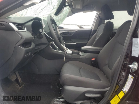 2023 Toyota RAV4 Hybrid LE with VIN 4T3LWRFV8PU098106, listed as a Copart auction lot 57988765 with 17,580 mi miles and Salvage title. Bid and sale history available at DreamBid. Image 7.
