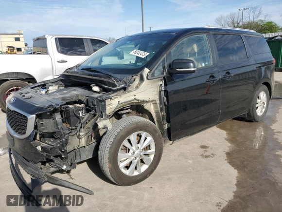 2016 Kia Sedona LX with VIN KNDMB5C16G6091943, listed as a Copart auction lot 50242475 with 182,678 mi miles and Salvage Title. Bid and sale history available at DreamBid. Image 1.