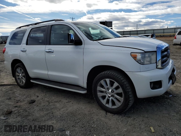 2010 Toyota Sequoia Ltd with VIN 5TDJY5G18AS027339, listed as a Copart auction lot 82005574 with 282,465 mi miles and Salvage Title. Bid and sale history available at carsss.com. Image 4.