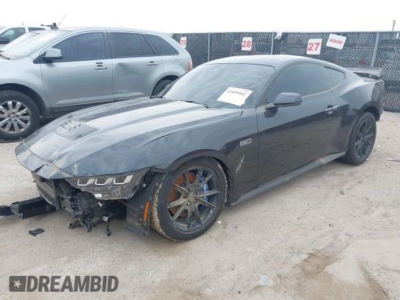 2024 Ford Mustang GT with VIN 1FA6P8CF1R5435071, listed as a IAAI auction lot 42059982 with 3,322 mi miles and . Bid and sale history available at DreamBid. Image 17.