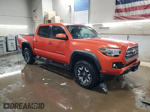 2017 Toyota Tacoma SR5 with VIN 3TMCZ5AN3HM073107, listed as a Copart auction lot 50104575 with 93,942 mi miles and Salvage Title. Bid and sale history available at carsss.com. Image 4.