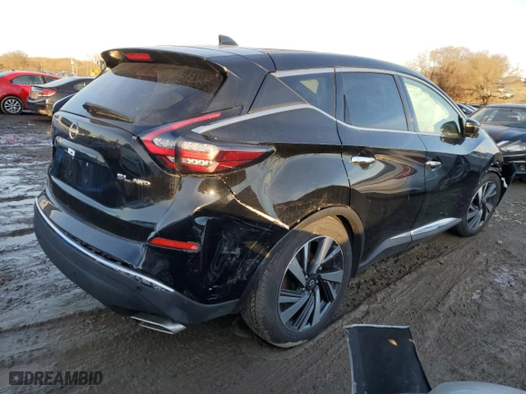 2023 Nissan Murano SL with VIN 5N1AZ2CS3PC130006, listed as a Copart auction lot 42178335 with 11,043 mi miles and Non Repairable. Bid and sale history available at carsss.com. Image 3.
