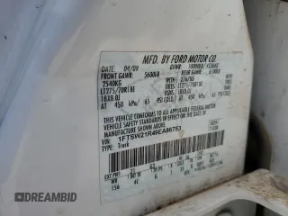 2009 Ford F-250 XL with VIN 1FTSW21R49EA86753, listed as a Copart auction lot 53250065 with 137,557 mi miles and Salvage title. Bid and sale history available at DreamBid. Image 12.
