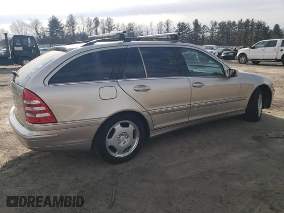 2005 Mercedes-Benz C 240 with VIN WDBRH81J65F655157, listed as a Copart auction lot 45287645 with 185,278 mi miles and Salvage title. Bid and sale history available at DreamBid. Image 3.