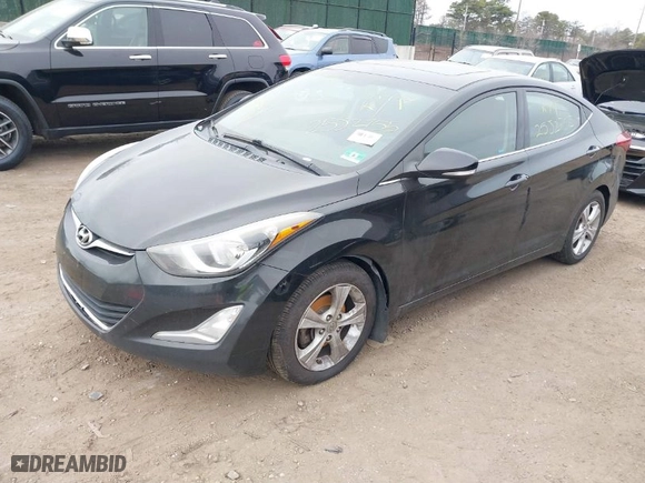 2016 Hyundai Elantra SE with VIN 5NPDH4AE8GH781407, listed as a IAAI auction lot 41809167 with 999,999 mi miles. Bid and sale history available at carsss.com. Image 2.