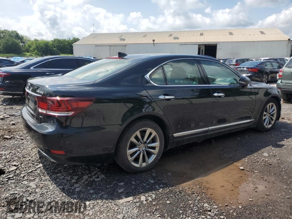 2015 Lexus LS 460 with VIN JTHCL5EF0F5025490, listed as a Copart auction lot 64000615 with 203,507 mi miles and Salvage title. Bid and sale history available at DreamBid. Image 3.