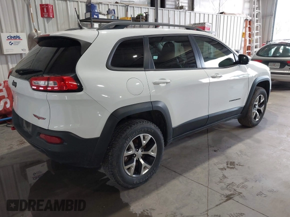 2017 Jeep Cherokee Trailhawk with VIN 1C4PJMBS5HW614956, listed as a IAAI auction lot 42079991 with 143,378 mi miles and . Bid and sale history available at DreamBid. Image 4.